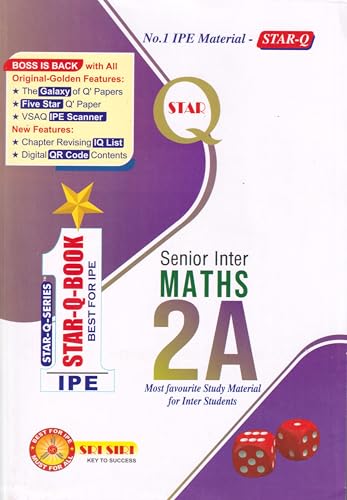 Image of AP & TG Star Q Senior Inter MPC Maths 2A, Maths 2B, Physics & Chemistry 2025-26 Edition | 2nd Year IPE Study Material | Set of 4 Books (English Medium)