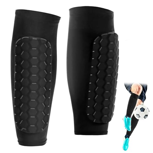 Zofory Shin Pads Children's Football, Sponge Pad Shin Guard, Young Adult Shin Pads, Breathable and Non-Slip, Calf Protection, Suitable for Sports, Football, Beginners (Black, L) Zofory Shin Pads Children's Football, Sponge Pad Shin Guard, Young Adult Shin Pads, Breathable and Non-Slip, Calf Protection, Suitable for Sports, Football, Beginners (Black, L)