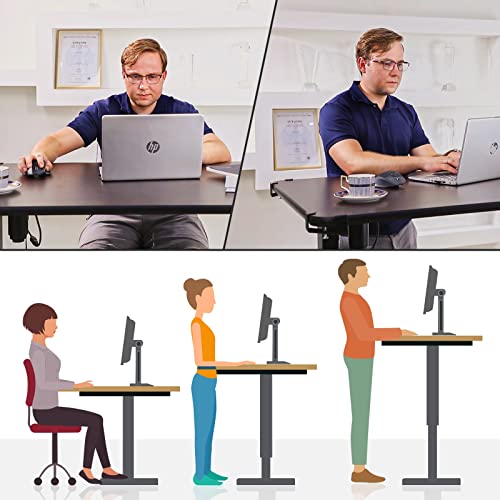Velosan Standing Desk Frame, Electric Stand Up Desk Frame, Height Adjustable Electric Standing Desk Frame With Lcd Touch Screen, Adjustable Height Desk Frame For Home & Office Table (Frame Only) #TOP6