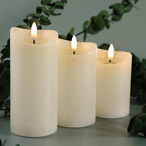 Bougies piliers à DEL pour centre de table de mariage et soirées d'été