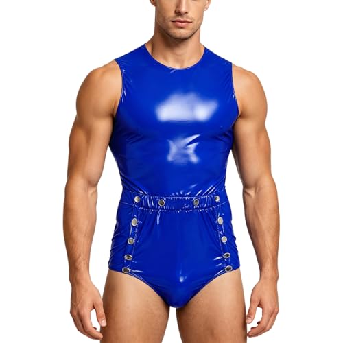 Body rojo para hombre de plástico reutilizable con delantal 1
