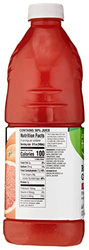 Amazon Grocery, Ruby Red Grapefruit Juice Cocktail, 64 Fl Oz (Pack of 2) - image 2