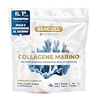 Collagene Marino con Acido Ialuronico [120 cpr x 60gg] Astaxantina Zinco Biotina Vitamina C | Collagene Marino Idrolizzato Tripeptidi Capelli, Pelle, Unghie - Longevity Complex SEACOLL