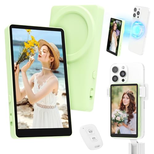 Écran de moniteur selfie avec miroir de cadrage pour appareil photo reflex