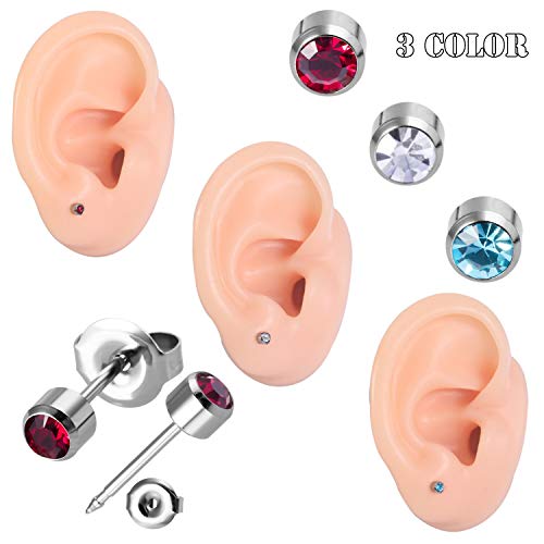 6 Pcs Painless Ear Piercing Gun Disposable Safety Asepsis Piercing Tool Kit with Ear Studs