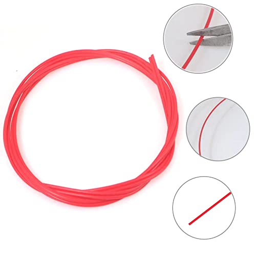 Pitillos rojos flexibles para spray 127 cm 10 unidades miniatura 3