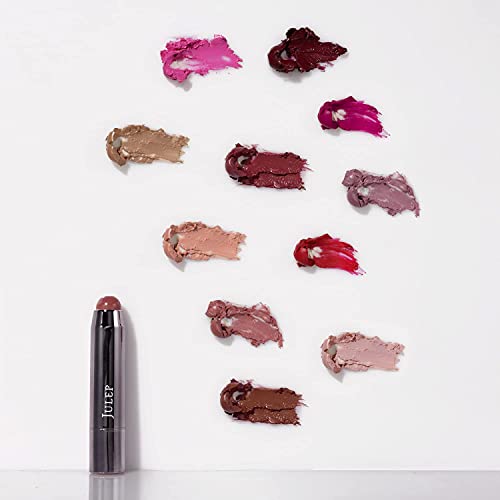 Julep Eyeshadow 101 Crème To Powder Waterproof Eyeshadow Stick, Clay & It's Balm Lip Balm Crayon, Full-Coverage Lipstick & Lip Moisturizer With Semi Gloss Finish, Dusty Orchid Shimmer #TOP5