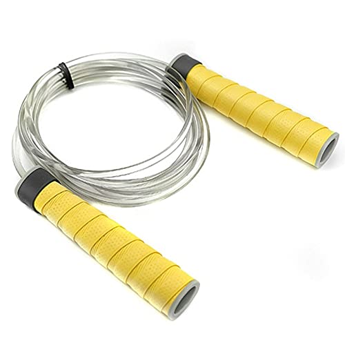 XIANGFATS Skakanka Regulowana skakanka do ćwiczeń, skakanka treningowa trening fitness trening rzęsy, sport i rozrywka, tanie liny skokowe (Color : Yellow)