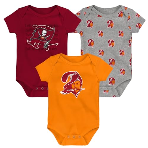 Image of Outerstuff Newborn & Infant NFL Team Starter 3-Pack Bodysuit Set