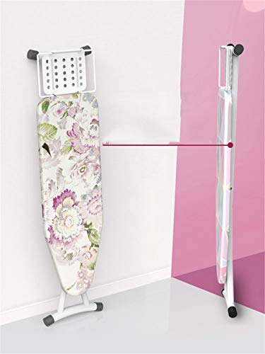 Großflächiges Bügelbrett, mit Tablett, zusammenklappbares Bügelgestell aus Metall, Schlafzimmer, kleine Wohnung, Balkon, Werkzeuge zum Bügeln von Kleidung (Color : C