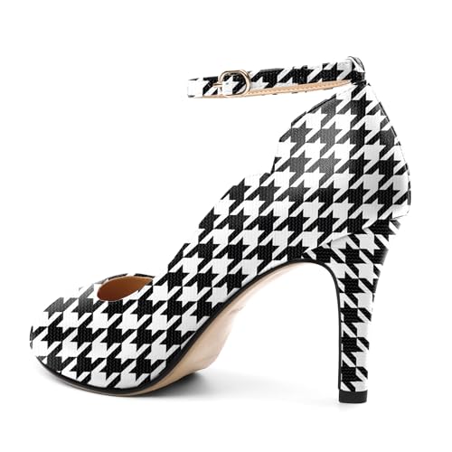 Image of AUMOTED High Heels Pumps Platforms Shoes for Party Daily 3.4 inch Dressy Pumps