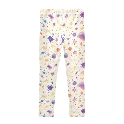 KLL Space Galaxy Constellation Toddler Baby Girl Leggings Comfortable High Waisted Sweatpants Sports2