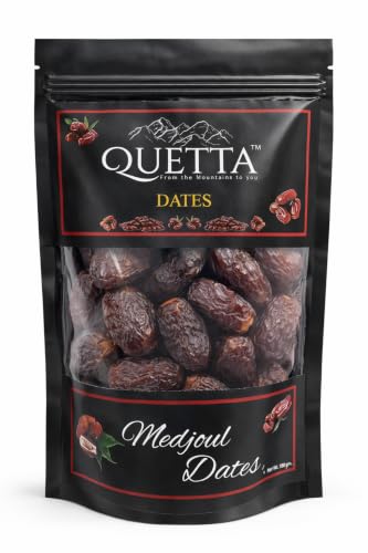 Image of Quetta Premium Medjoul Dates 200g | Naturally Sweet & Soft Dates | High Fiber Dry Fruit | No Added Sugar | Healthy Snack for Daily Nutrition