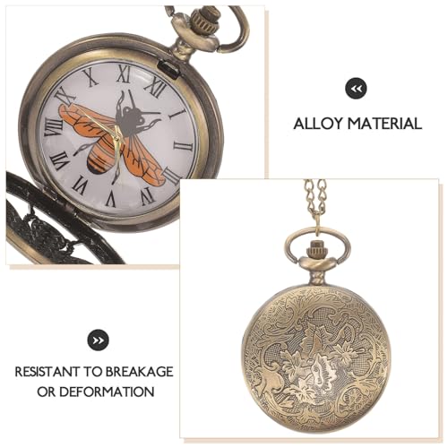 CALLARON Relógio De Bolso Antigo Bronze Mecânico Steampunk Fob Relógio Jóias Mão Vento Relógio De Bo
