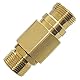 M&M Smartek Schlauchverbinder Connector TR22 AG auf M22 AG für kompatibel zu Kärcher HD HDS & Kränzle Hochdruckreiniger bis 275bar / 100°C
