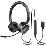 【Breite Kompatibilität】 Kompatibel mit Windows 2000/7/8/10/XP/Vista, Mac OS X, iOS, Android, Tablet PC. Es ist ideal für Skype-Chat, Business, Call Center, YouTube-Videoaufzeichnung, Whats App, Online-Kurse, Telefonverkauf, Telefonkonferenzen, Videokonferenzen, Webinar-Präsentationen, Unterricht, Gaming-Chat, PS4 usw.