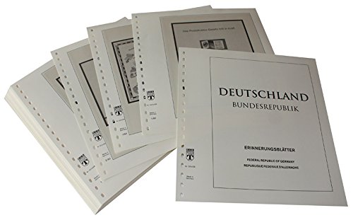 Feuilles pré-imprimées Allemagne LINDNER pour organiser et protéger vos souvenirs 2013-2018