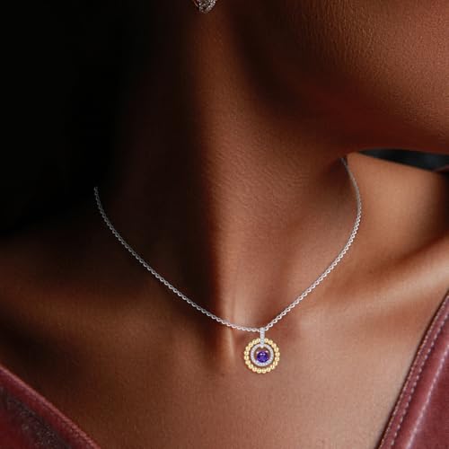 Necklace for Womens Pendant 18k Gold-Plated Sterling Silver Fashion Women Jewelry4