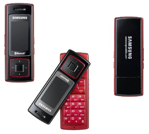 Preisvergleich Produktbild Samsung SGH-F200 schwarz / rot Handy