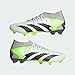 Adidas Unisex Accuracy.2 Firm Ground White/Core Black/Lucid Lemon 5