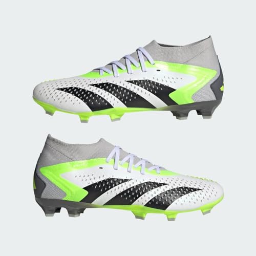 Adidas Unisex Accuracy.2 Firm Ground White/Core Black/Lucid Lemon 7.5 by adidas - Image 8