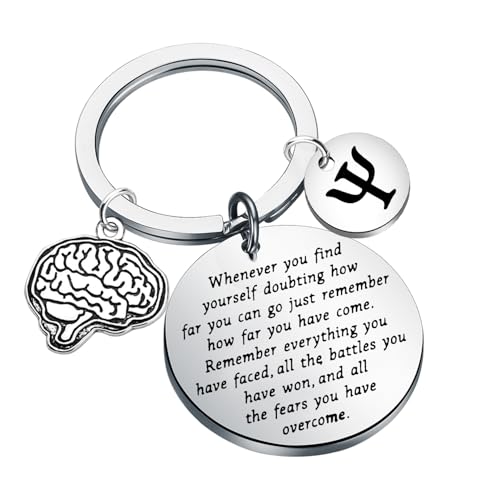 Lywjyb Birdgot Psychologist Keychain Psychological Counselor Gift Psychologist Thank You