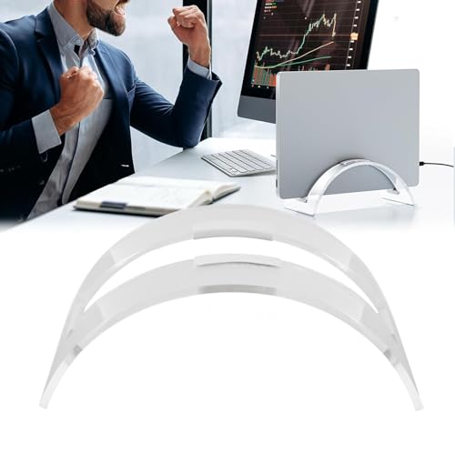 Base vertical para laptop de acrílico ajustable miniatura 4