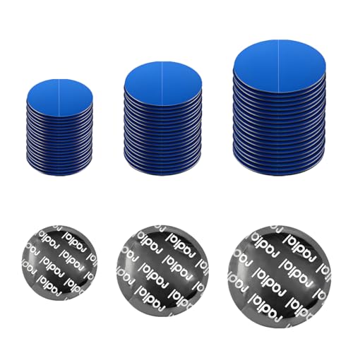 Image of 60PCS Tire Repair Patch, 32mm 42mm 58mm Natural Rubber Tyre Puncture Repair Patch Kit, Automotive Round Tubeless Patches Fast Repair Tool for Car Truck Bike Inner Tire