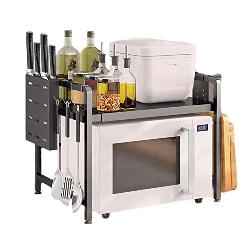 Support pour four à micro-ondes en acier renforcé, étagère haute résistance 176 LB - 2