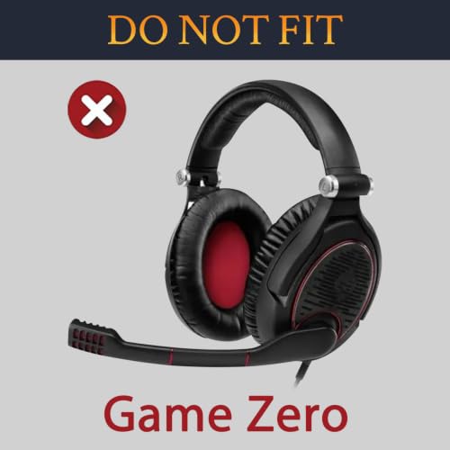 Image of SOULWIT Replacement Headband Pad Kit for Sennheiser Game One /HD515 /HD518 /HD555 /HD558 /HD559 /HD569 /PC360 /PC373d Headphones, Head Band Top Cushion Cover Repair Part for EPOS Game One Headsets - Black