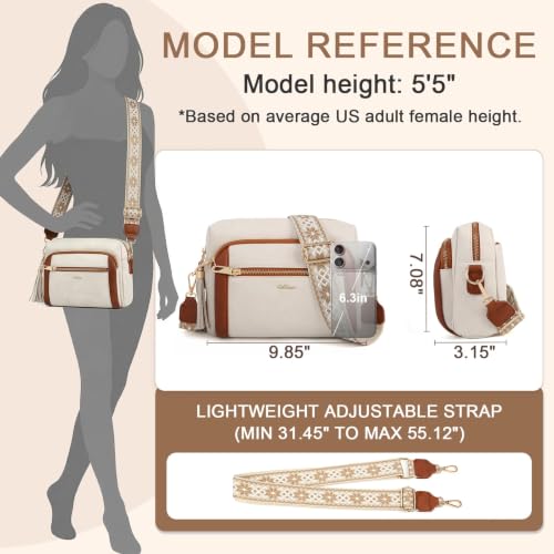 Image of Vegan Leather Crossbody Bags for Women Anti theft Purses and Handbag
