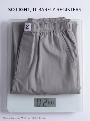 Image of XYXX Ultra-Breathable Solid Cotton Chambray Pyjamas For Men