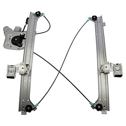 Image of TRQ Power Window Regulator & Motor Rear Passenger Right RH for Chevy GMC Cadillac