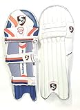 SG Litevate Batting Guard | Men & Boys | White | Size: Youth | Right-Hand Batsman | Hook and Loop Closure | Safety Gear | Pads | Batting Armor