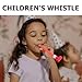 BESPORTBLE Creative Kids Whistle Toys - 50Pcs Party Blowers for Kids Fun Noisemakers Red Plastic Whistle for Parties Balloon Blowers and Card Suckers