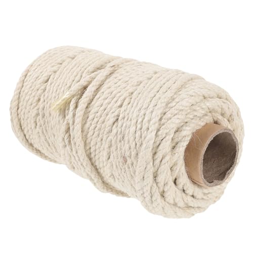 CORHAD Elegant White Sisal Rope for DIY Cat Toys Replacement for Scratching Post Ropes