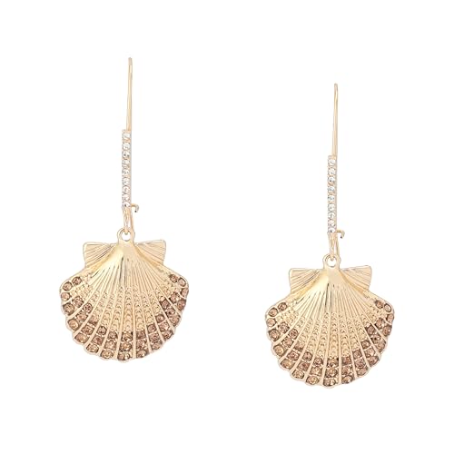 Betsey Johnson Women's Mermaid Jewels Seashell Dangle Earrings2