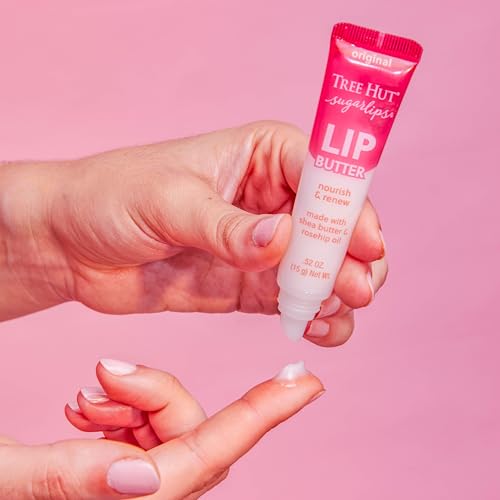 image for Tree Hut Original Sugarlips Lip Butter, Hydrating Lip Care to Lock in 