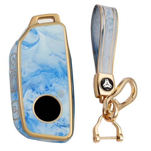 Coque clé BMW Tourer U06 X6 ix1 protection TPU bleu KUNIO