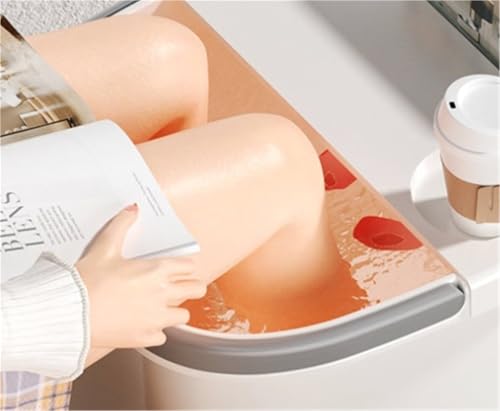 Baño de pies plegable con tapa para spa en casa miniatura 4