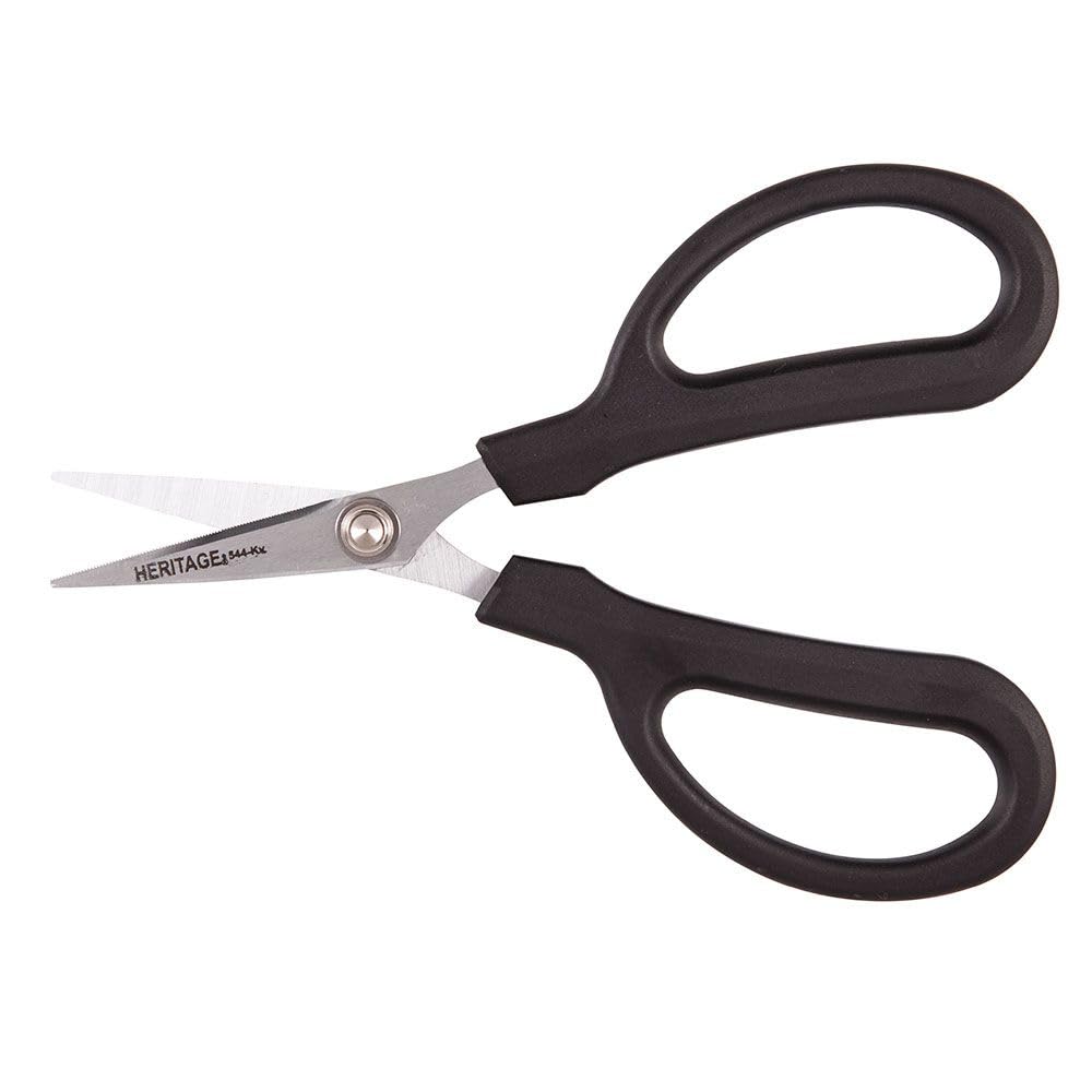 Klein Tools Utility, Kevlar Shear, Fiber Optics, 6-3/8-Inch 544KV, Black - Image 2