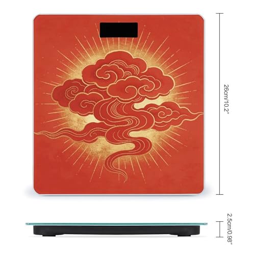 Báscula Digital de Baño Auspicious Red Cloud Precisa miniatura 2