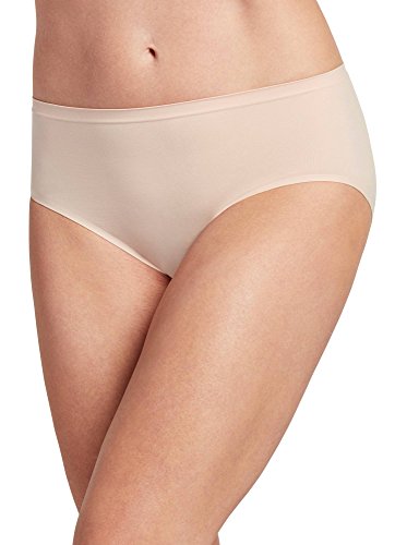 Jockey Women s Underwear Air Seamfree Hi Cut, Cream Blush, 6
