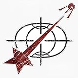 Soviet Satellite Emblem V02 Space USSR Cold War Vintage Russian Car Window 5" Vinyl Decal Bumper Sticker