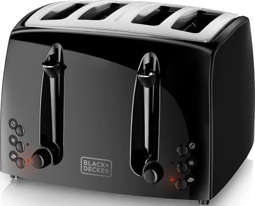 BLACK+DECKER 4-Slice Toaster, TR1410BD, Extra-Wide