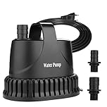 NO.17 Pompa sommergibile 40 W, 3000 l/h, per acquario, ultra quiet, pompa subacquea, per stagno, fontana da giardino e acquario