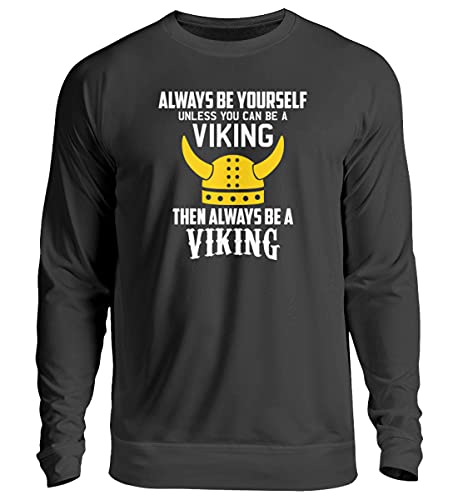 Pull Viking noir unisexe XL au style original et décontracté