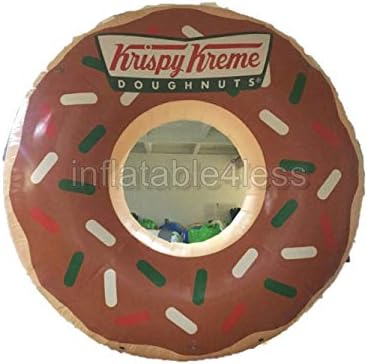 inflatable4less 13ft Inflatable Donut Event Advertising Realistic Looking Custom Made with Fan (Brown)