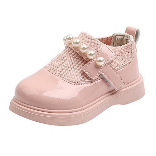 Dressy Shoes for Girls Girls Toddler Little Kid Big Kid Dress Flat Ballerina Shoe Leather Shoes Girl up Boots