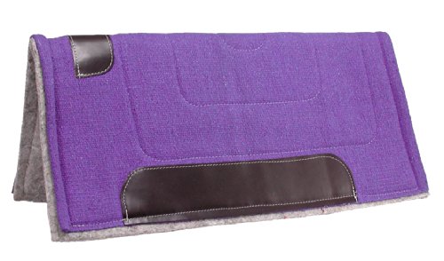 Tough 1 Ottawa Saddle Pad Heavy Felt Lined, Purple